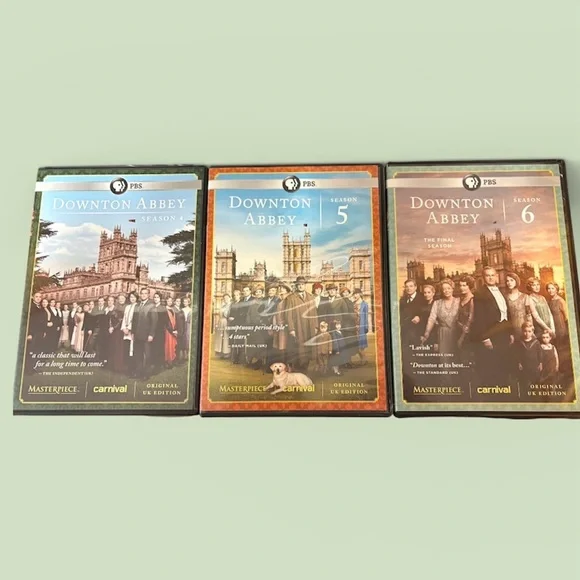 Downton Abbey Seasons 1-6 DVD Collection and a Downton Abbey Book - Picture 2 of 5